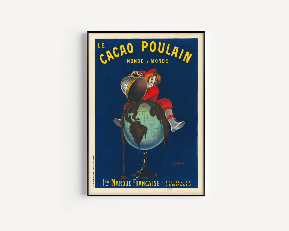 Leonetto Cappiello — Le Cacao Poulain inonde le monde | Vintage Poster Print