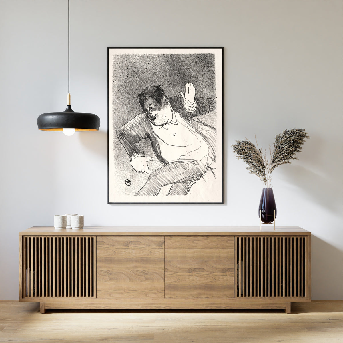 Henri de Toulouse-Lautrec — Le Café-Concert: Caudieux | Lithograph Print