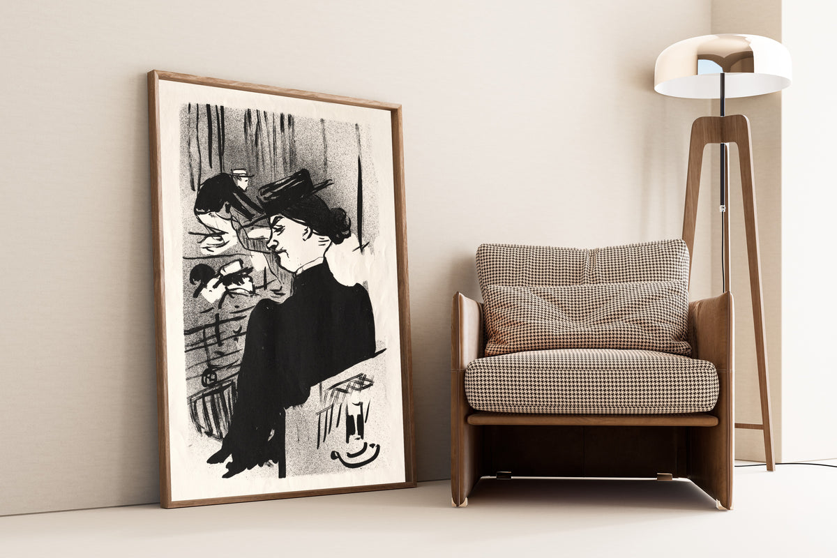 Henri de Toulouse-Lautrec — Le Café-Concert: Une Spectatrice | Lithograph Print