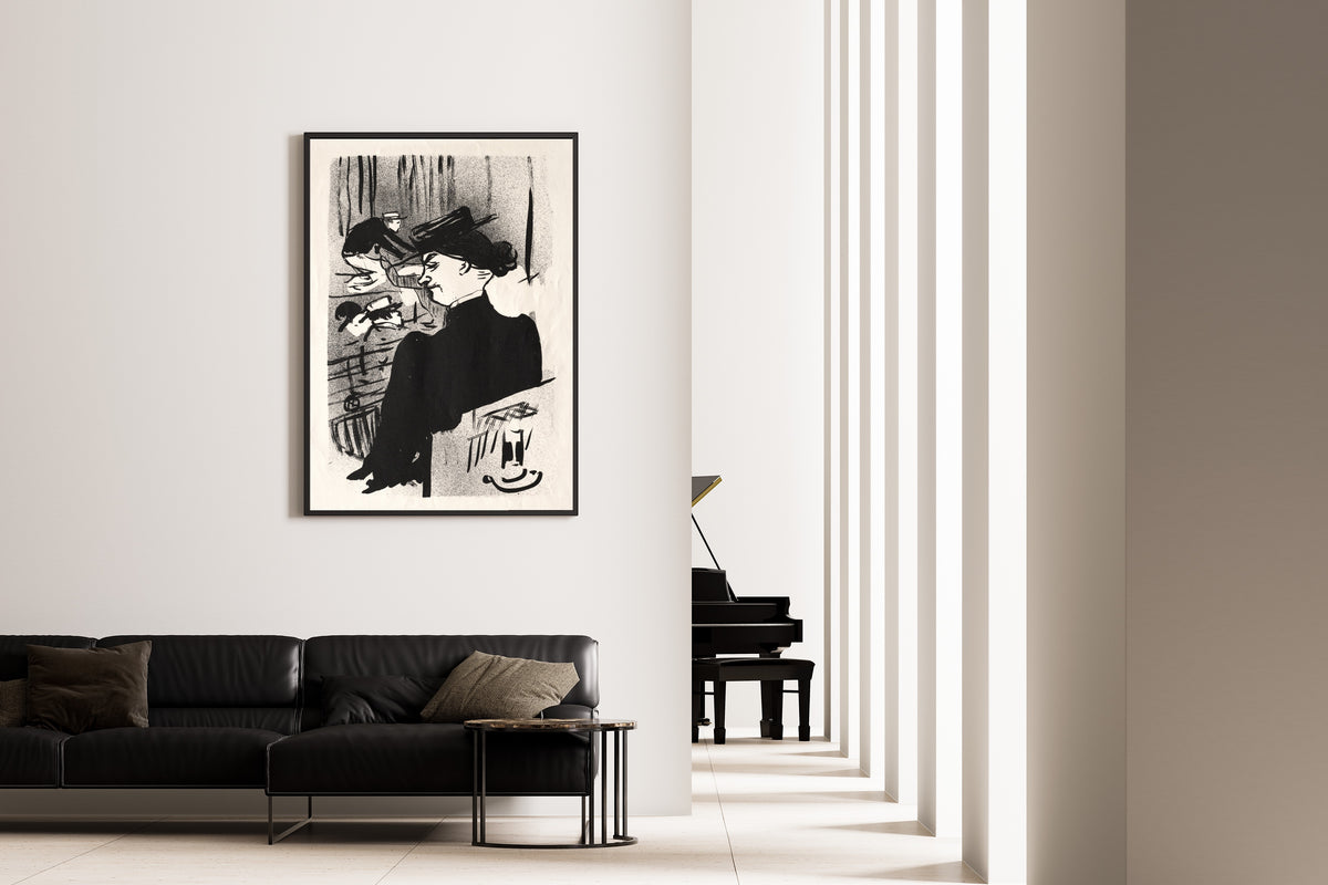 Henri de Toulouse-Lautrec — Le Café-Concert: Une Spectatrice | Lithograph Print