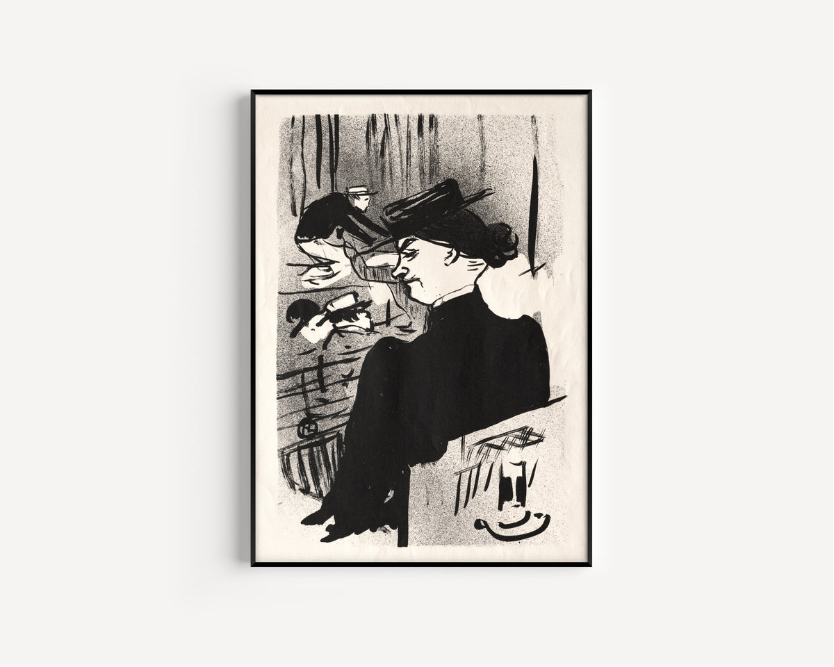 Henri de Toulouse-Lautrec — Le Café-Concert: Une Spectatrice | Lithograph Print