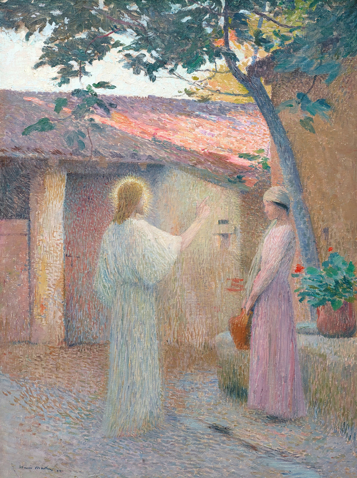 Henri Martin — Le Christ et la Samaritaine | Symbolist Art Print