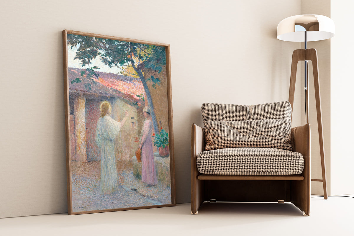 Henri Martin — Le Christ et la Samaritaine | Symbolist Art Print