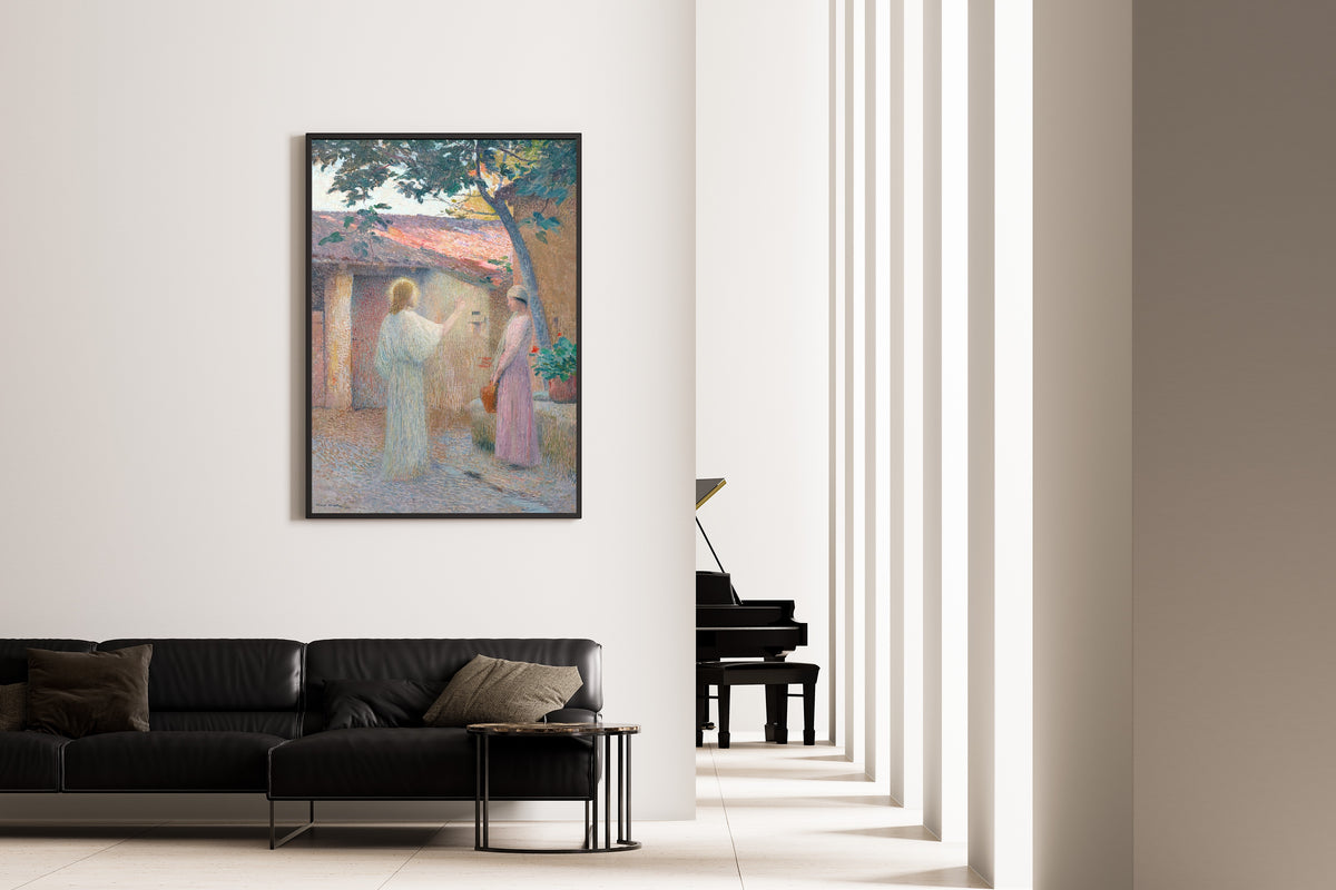 Henri Martin — Le Christ et la Samaritaine | Symbolist Art Print