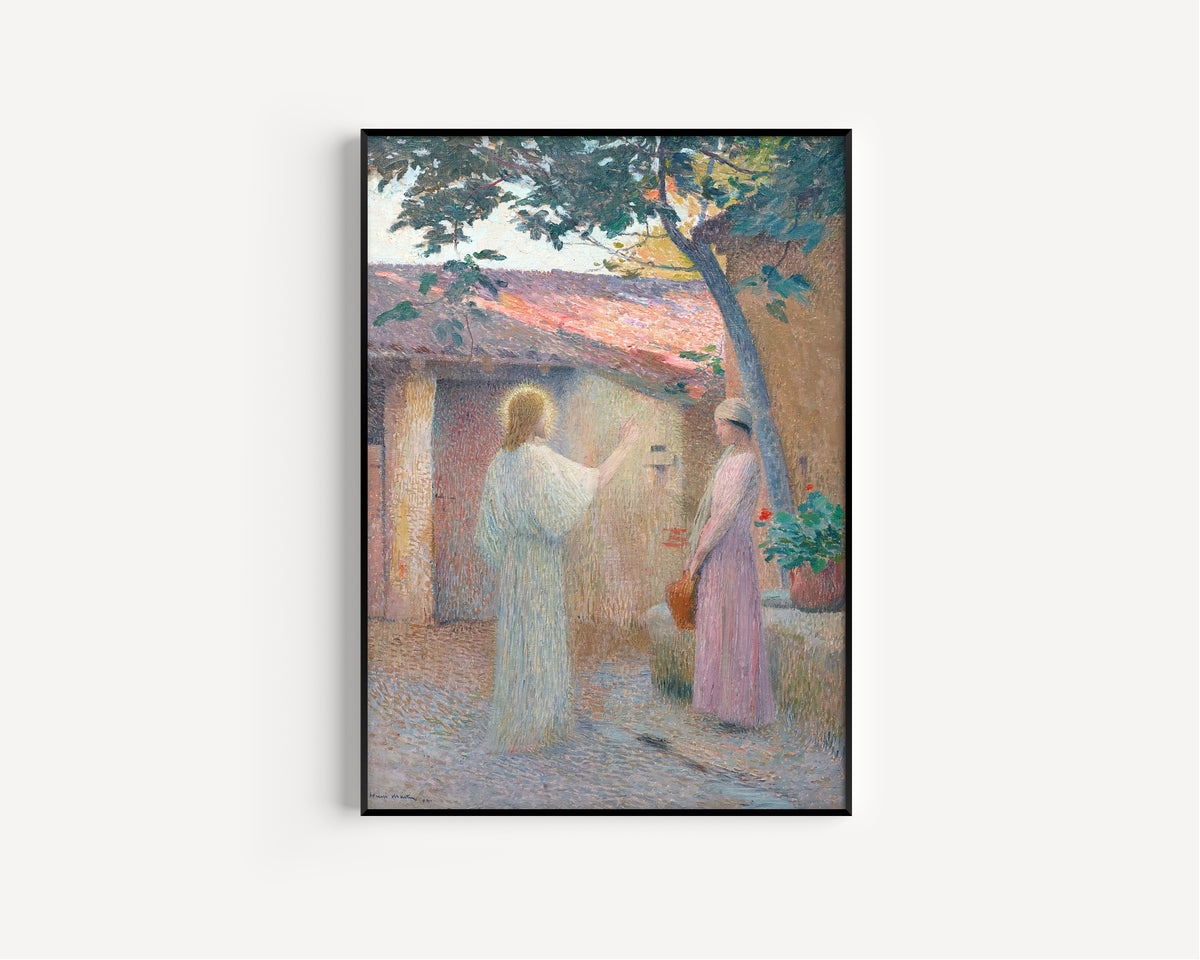 Henri Martin — Le Christ et la Samaritaine | Symbolist Art Print