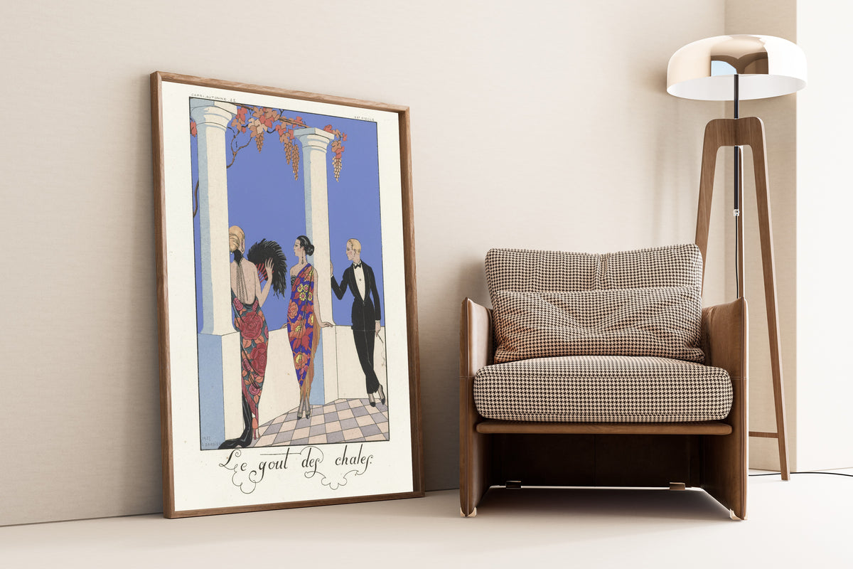 George Barbier — Le Goût des châles | Art Deco Fashion Print