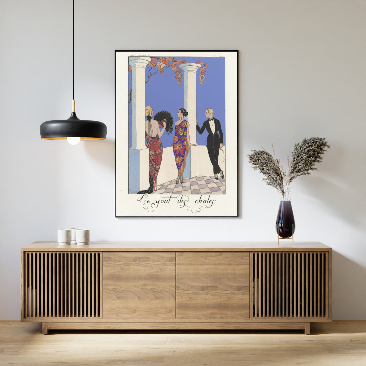 George Barbier — Le Goût des châles | Art Deco Fashion Print