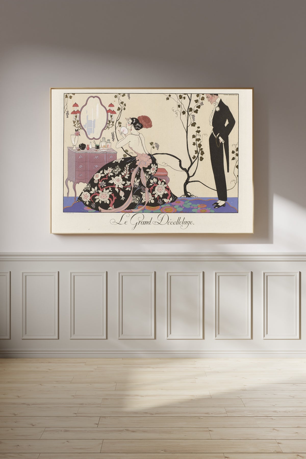 George Barbier — Le Grand Décolletage | Art Deco Fashion Print