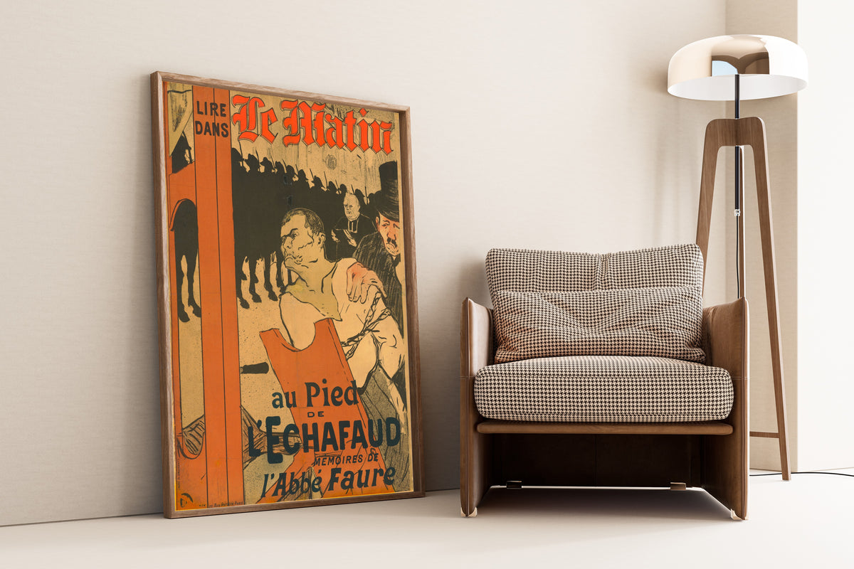 Henri de Toulouse-Lautrec — Le Matin: Au Pied de l'Échafaud | Vintage Poster Print