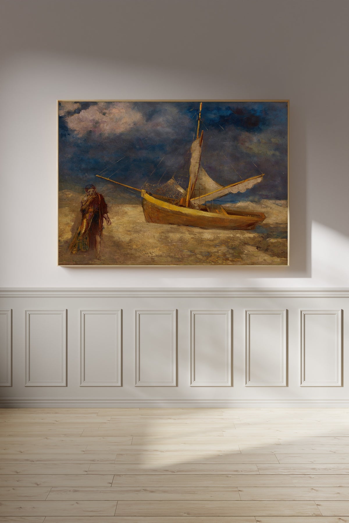 Odilon Redon — Le Pêcheur aliéné | Symbolist Art Print