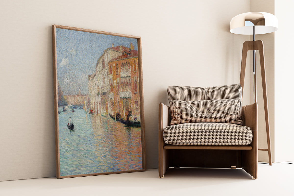 Henri Martin — Le Palais jaune, Venise | Pointillist Landscape Print