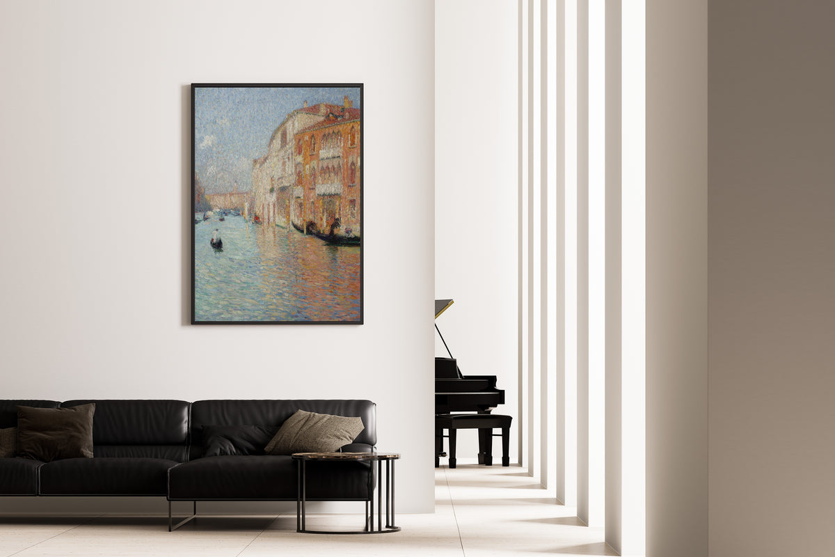 Henri Martin — Le Palais jaune, Venise | Pointillist Landscape Print
