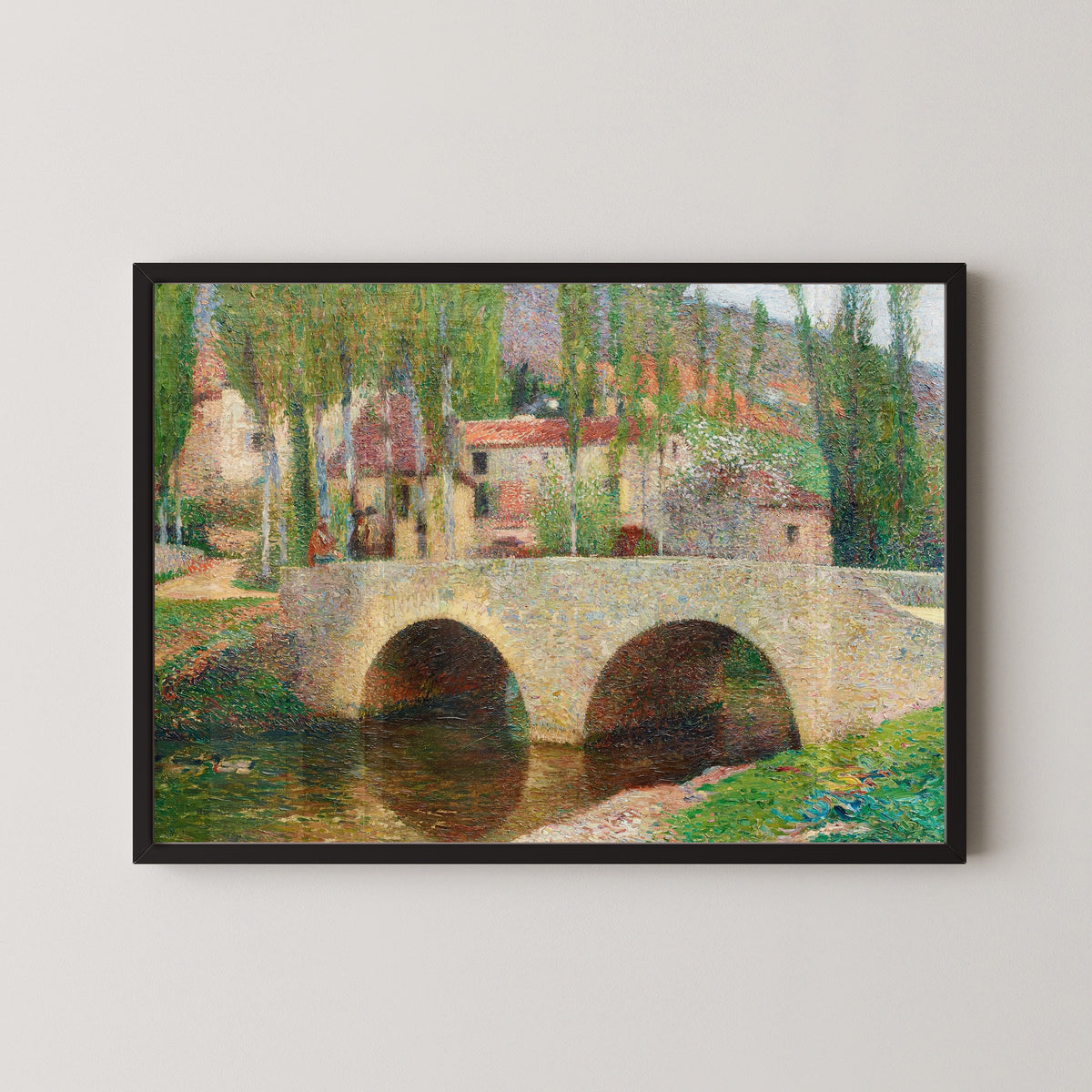 Henri Martin — Le Pont à Labastide-du-Vert | Pointillist Landscape Print