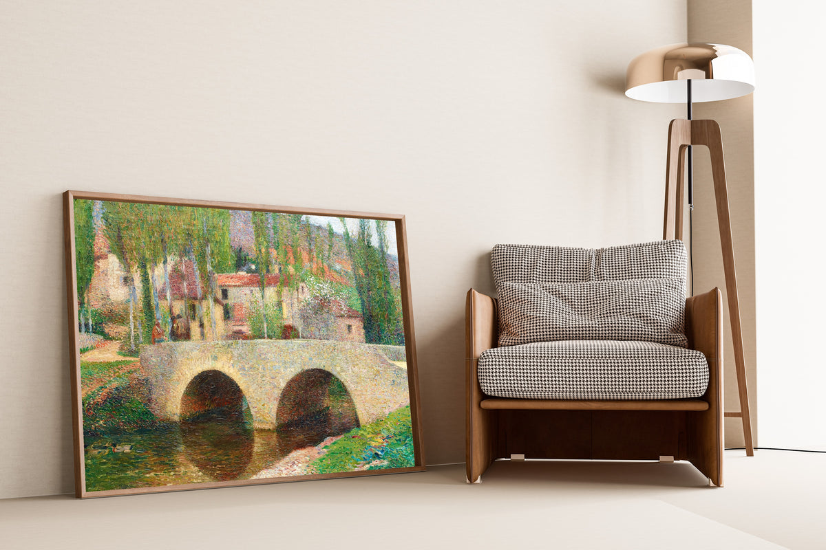 Henri Martin — Le Pont à Labastide-du-Vert | Pointillist Landscape Print