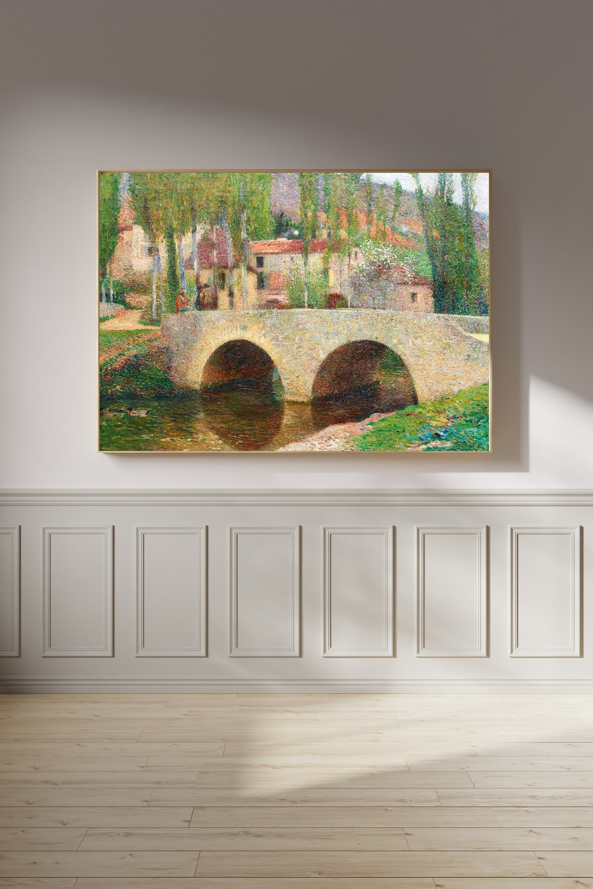 Henri Martin — Le Pont à Labastide-du-Vert | Pointillist Landscape Print