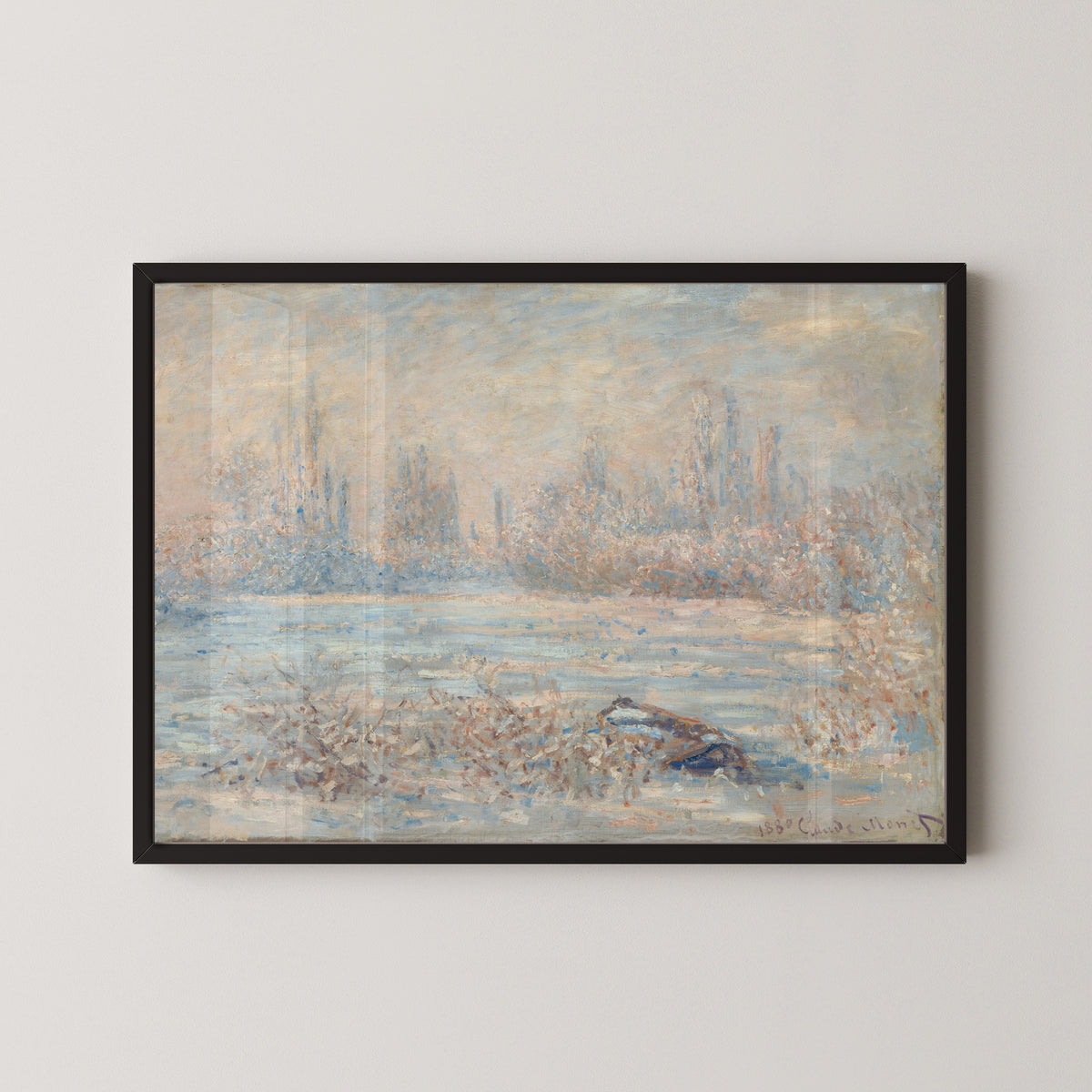 Claude Monet — Hoarfrost (Le Givre) | Fine Art Print