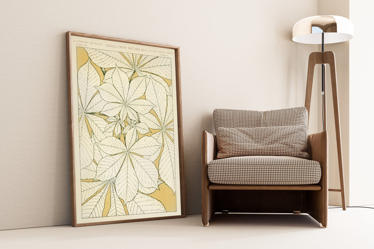 Owen Jones — Leaves from Nature No. 1 | Grammar of Ornament Design Print