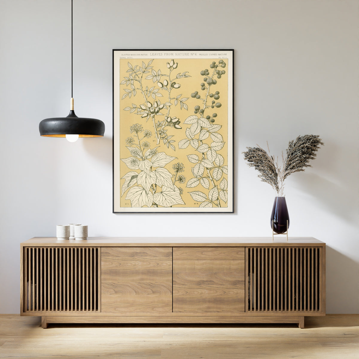 Owen Jones — Leaves from Nature No. 6 | Grammar of Ornament Design Print