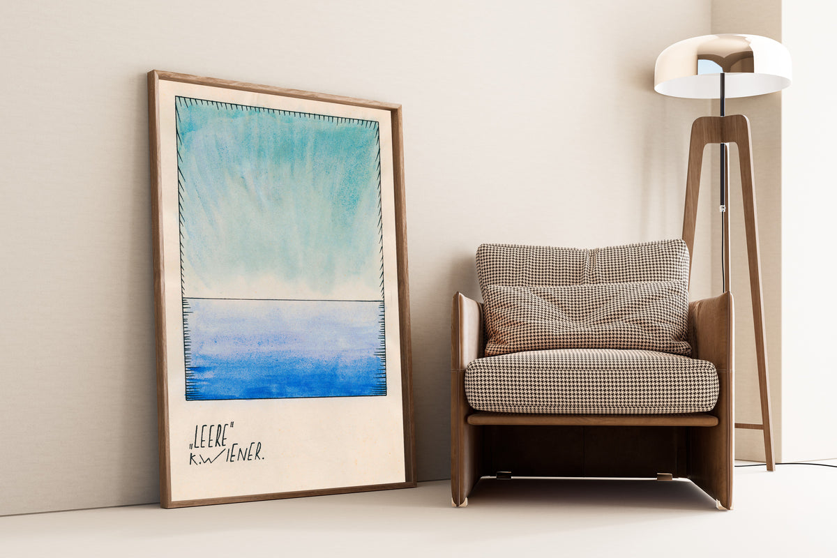 Karl Wiener — Leere (Emptiness) | Abstract Art Print