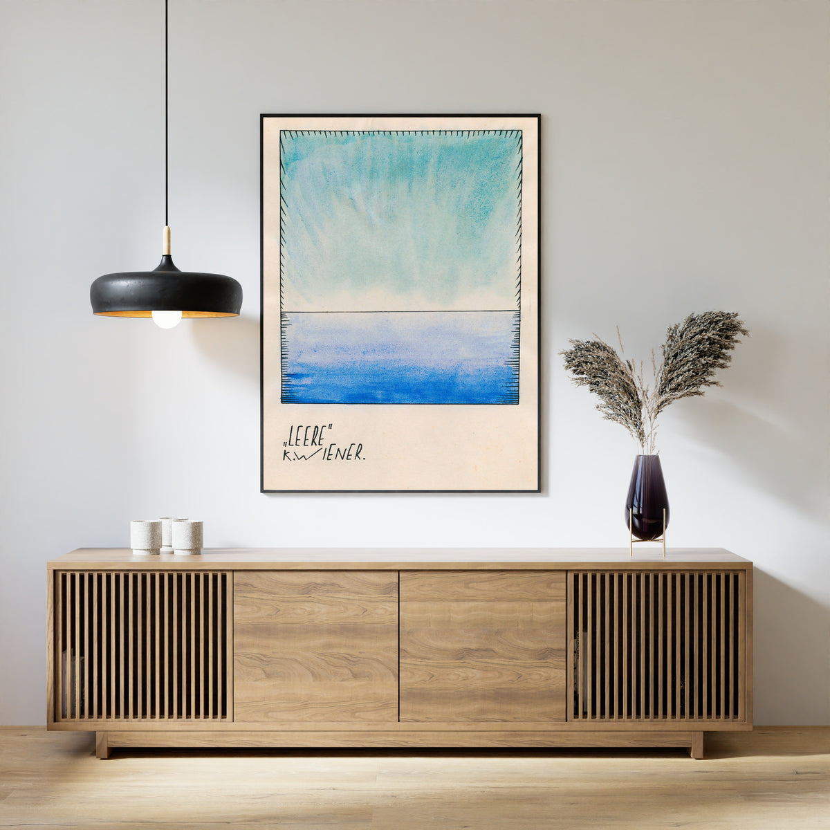 Karl Wiener — Leere (Emptiness) | Abstract Art Print