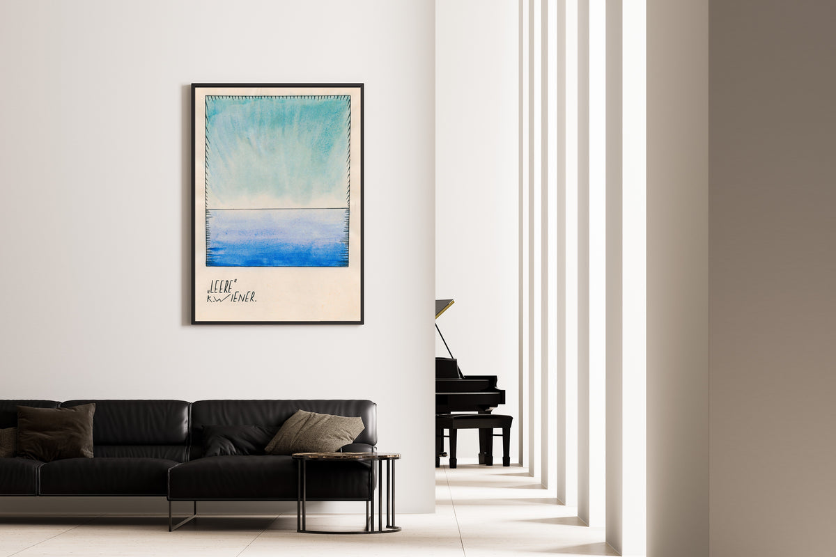 Karl Wiener — Leere (Emptiness) | Abstract Art Print