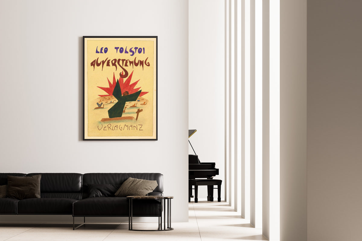 Karl Wiener — Leo Tolstoi: Auferstehung (Resurrection) | Vintage Poster Print