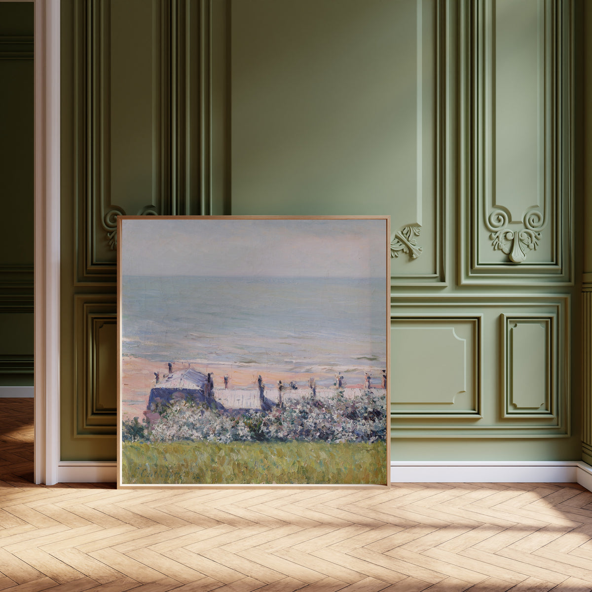 Gustave Caillebotte — Les toits de l’Hôtel des Roches Noires, Trouville | Fine Art Print