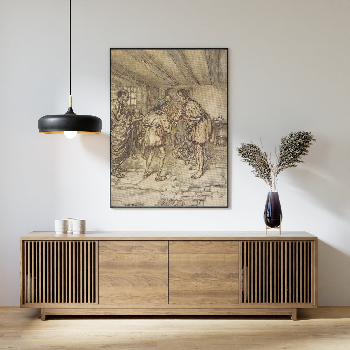 Arthur Rackham — Let Me Play the Lion Too | Shakespeare Illustration Print