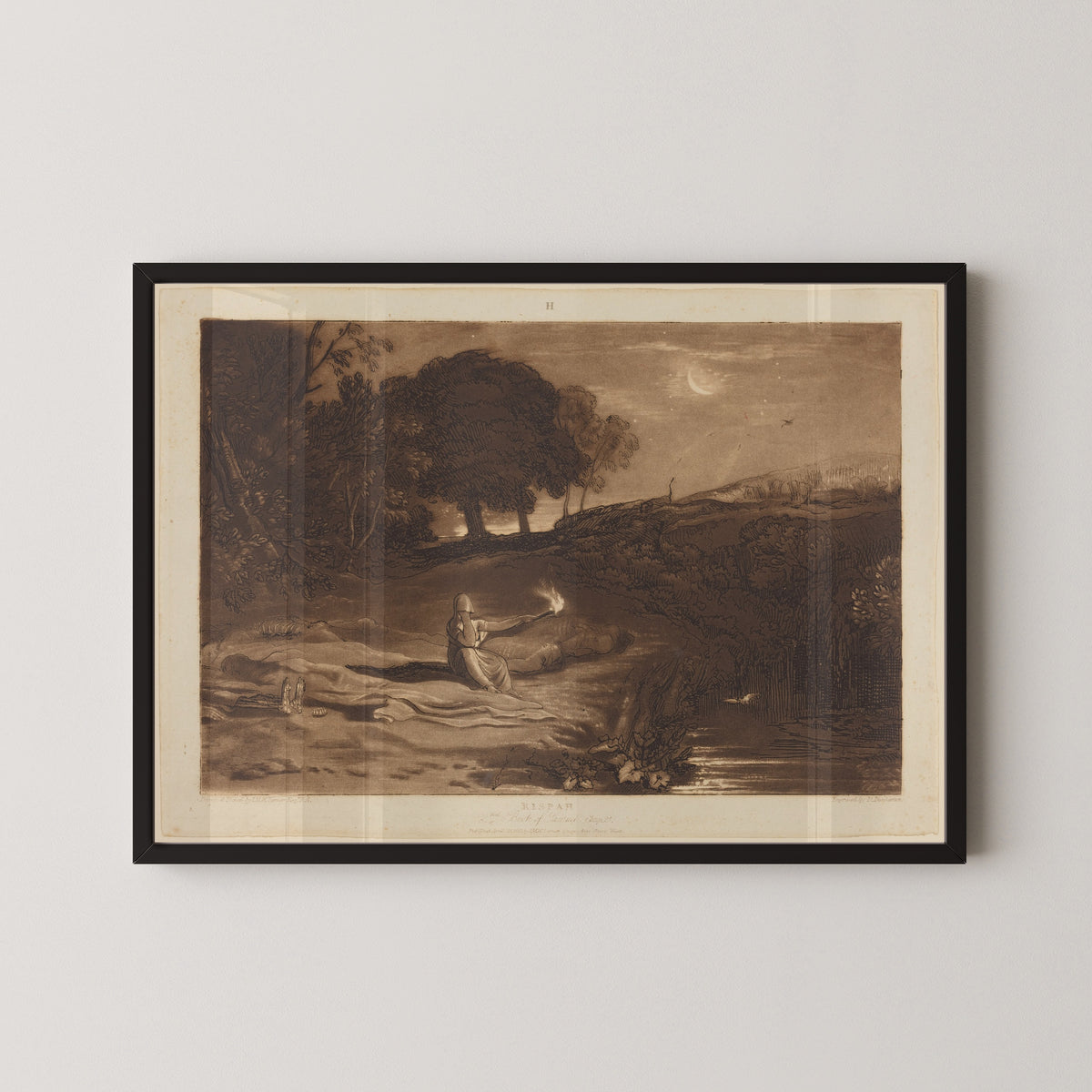 J.M.W. Turner — Liber Studiorum: Rispah | Mezzotint Print