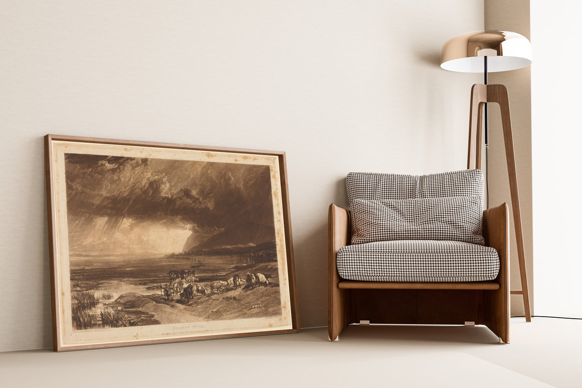 J.M.W. Turner — Liber Studiorum: Solway Moss | Mezzotint Print