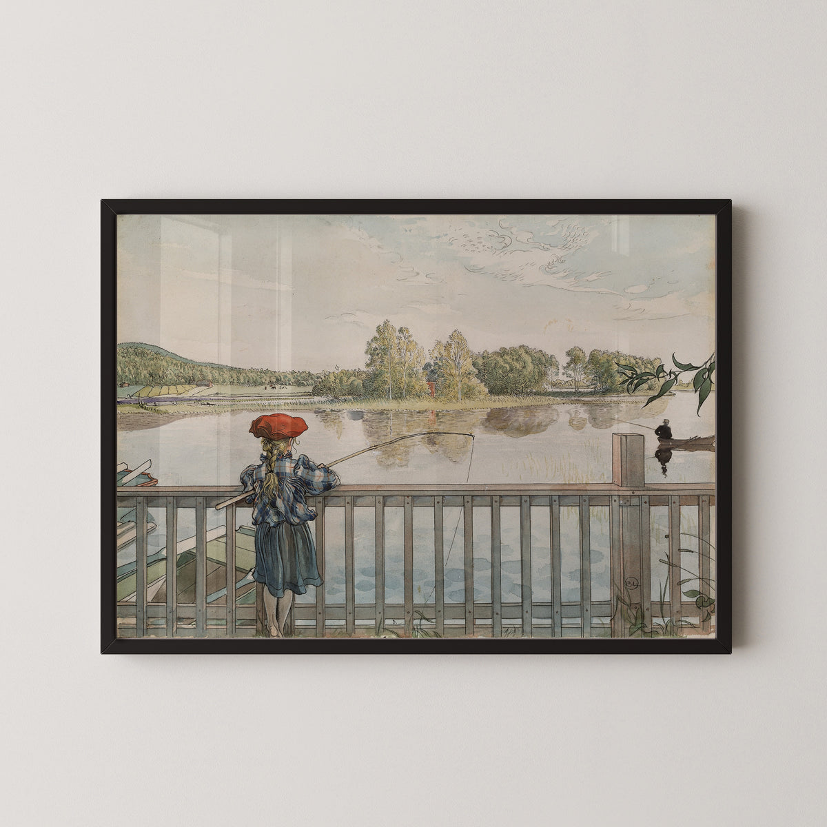 Carl Larsson — Lisbeth Angling | Swedish Watercolour Print