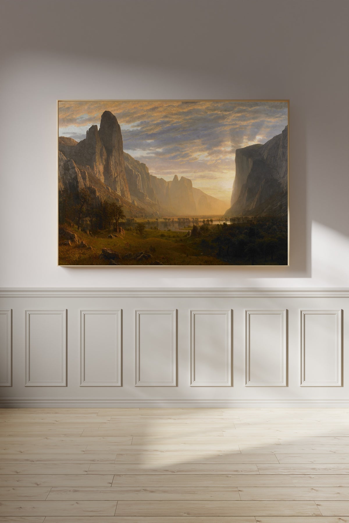 Albert Bierstadt — Looking Down Yosemite Valley | Landscape Fine Art Print