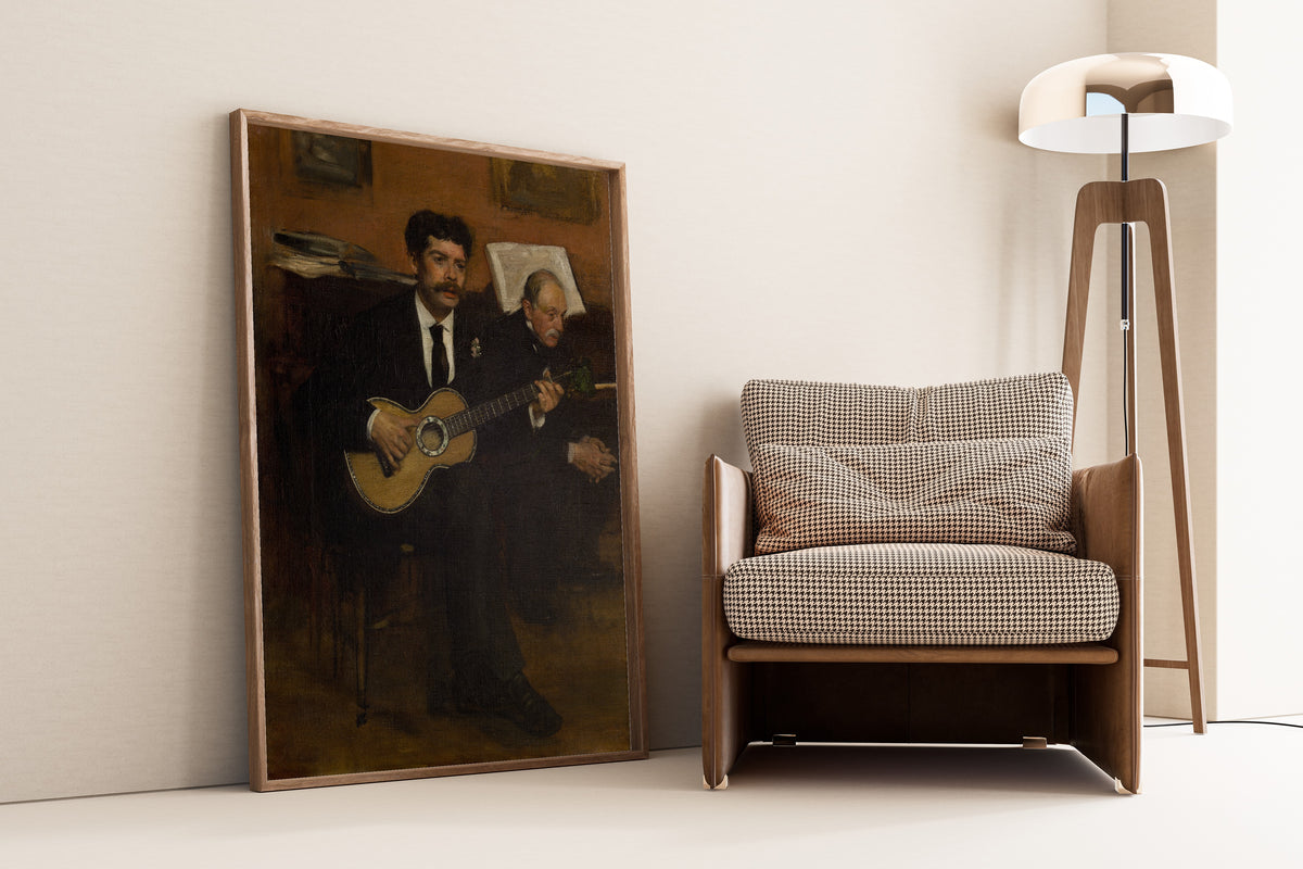 Edgar Degas — Lorenzo Pagans and Auguste De Gas | Fine Art Print