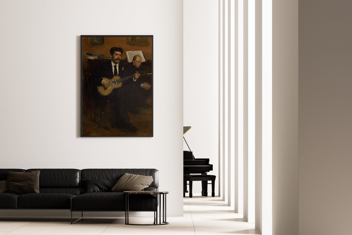 Edgar Degas — Lorenzo Pagans and Auguste De Gas | Fine Art Print