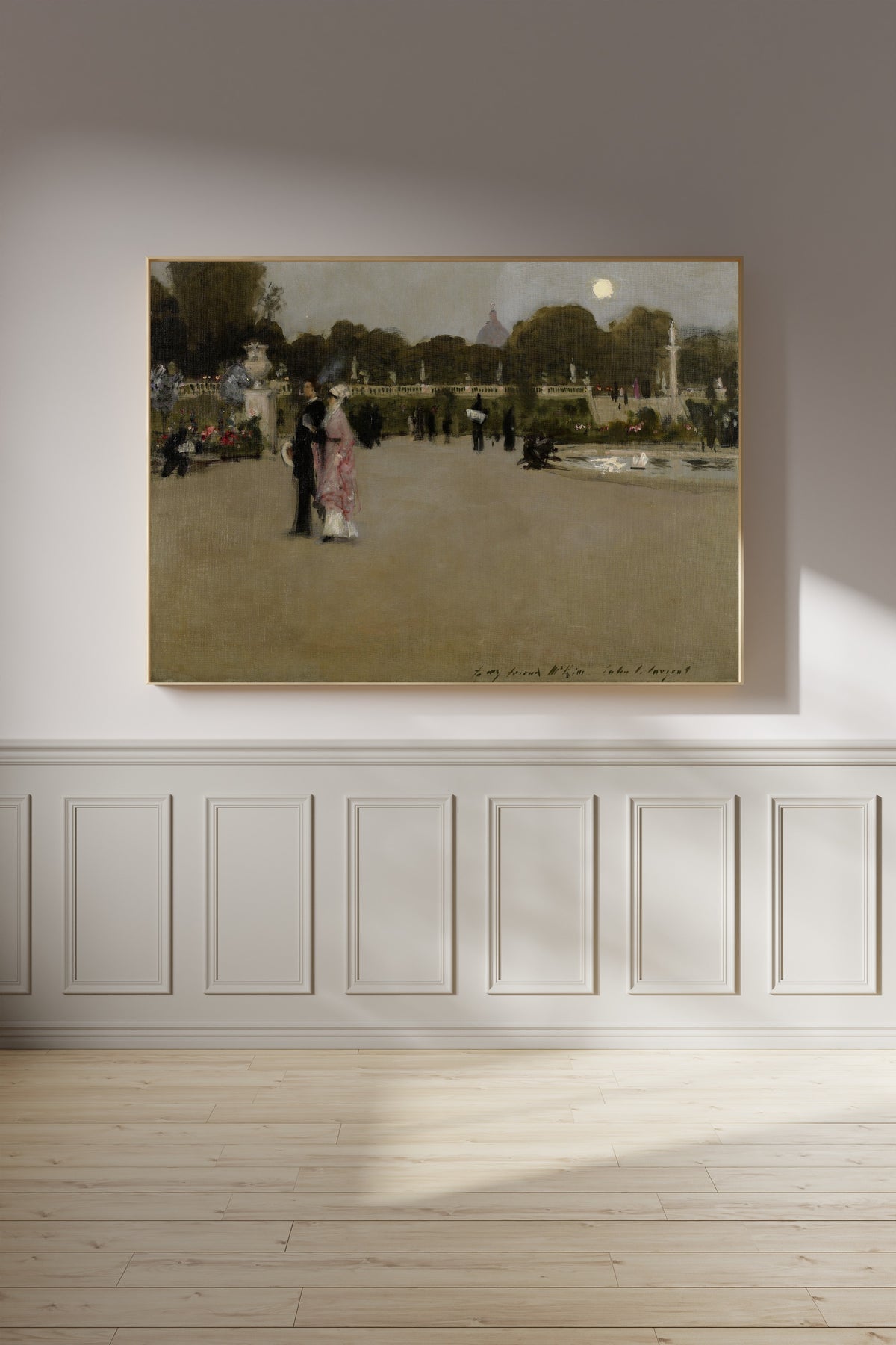 John Singer Sargent — Luxembourg Gardens at Twilight | Fine Art Print