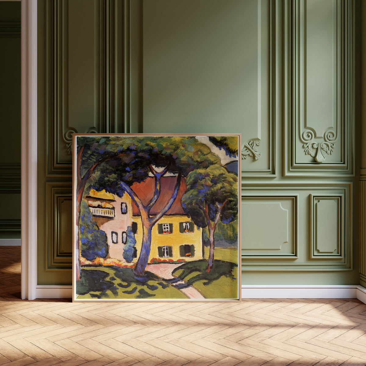 August Macke — Staudacherhaus am Tegernsee | Expressionist Fine Art Print