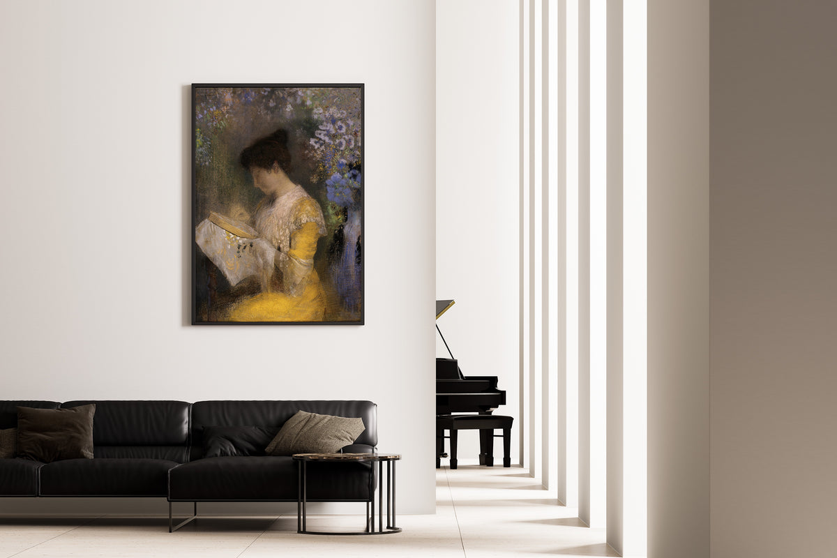 Odilon Redon — Madame Arthur Fontaine (Marie Escudier) | Symbolist Art Print