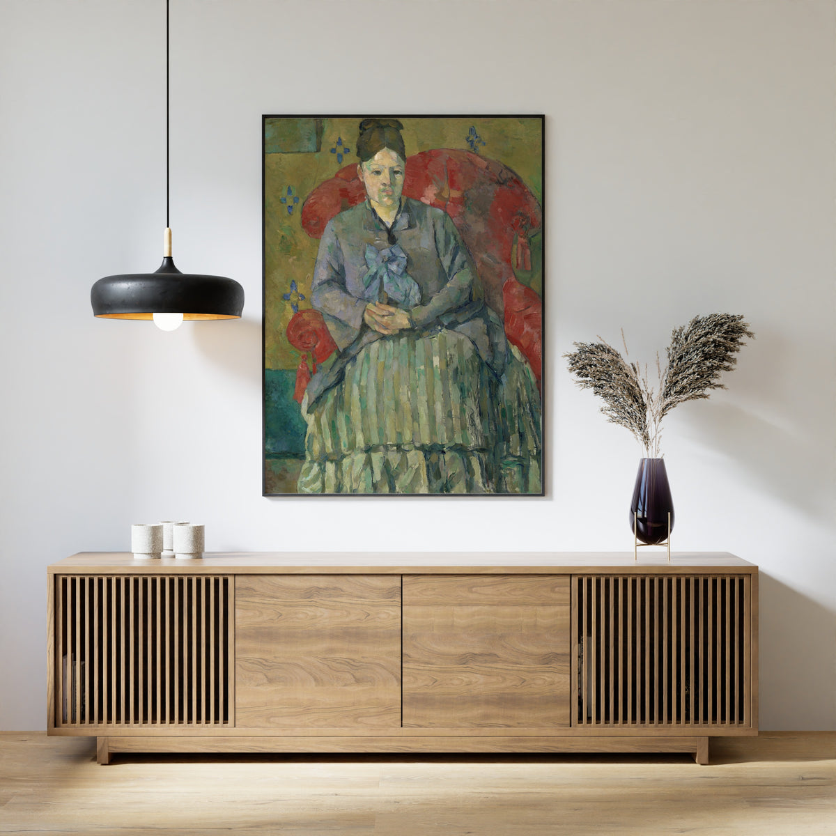 Paul Cezanne — Madame Cezanne in a Red Armchair | Fine Art Print
