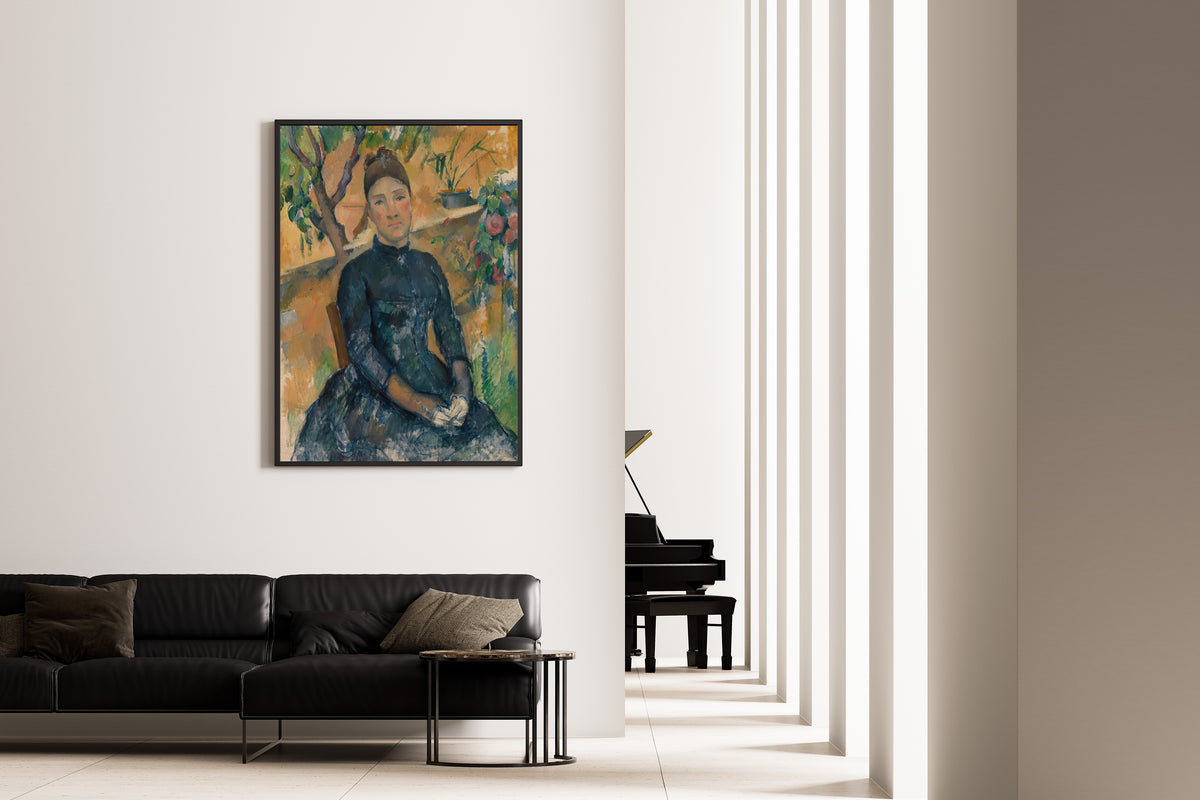 Paul Cezanne — Madame Cezanne in the Conservatory | Fine Art Print