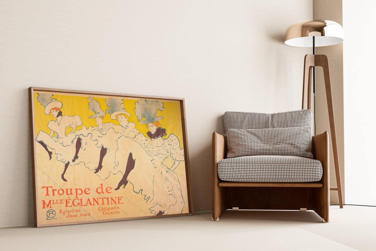 Henri de Toulouse-Lautrec — Mademoiselle Eglantine's Troupe | Vintage Poster Print