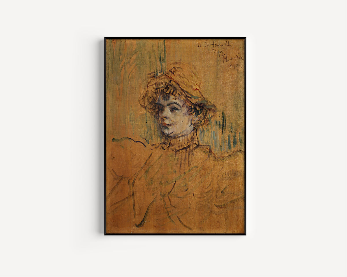 Henri de Toulouse-Lautrec — Mademoiselle Nys | Fine Art Print