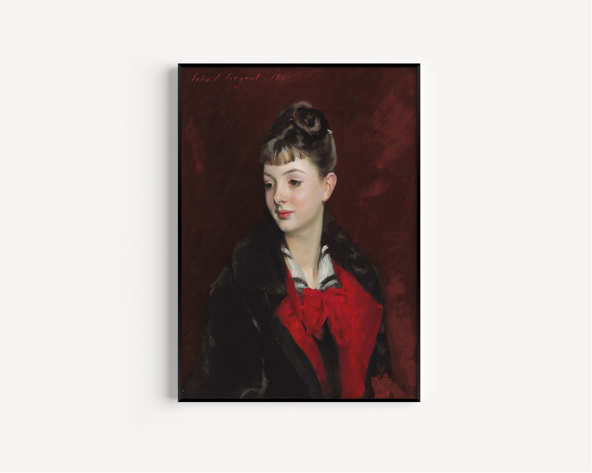 John Singer Sargent — Mademoiselle Suzanne Poirson | Fine Art Print