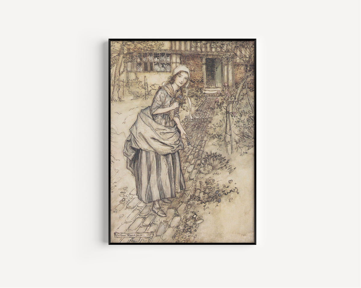 Arthur Rackham — Maidens Call It Love-in-Idleness | Shakespeare Illustration Print