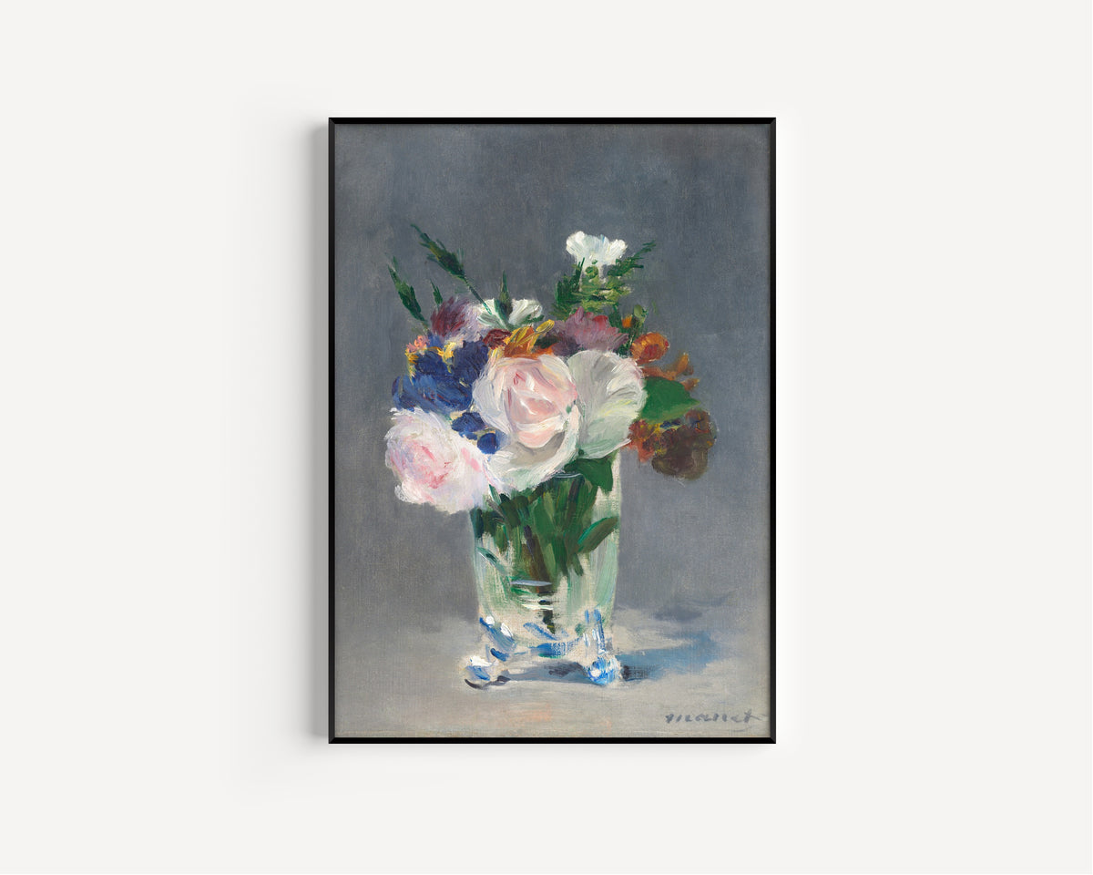 Édouard Manet — Flowers in a Crystal Vase | Fine Art Print