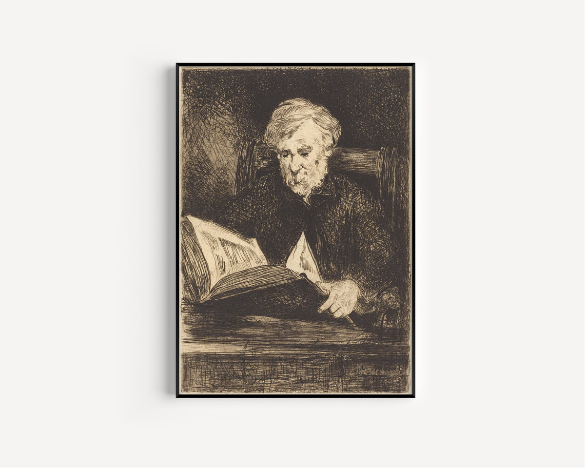 Édouard Manet — The Reader (Le Liseur) | Etching Print