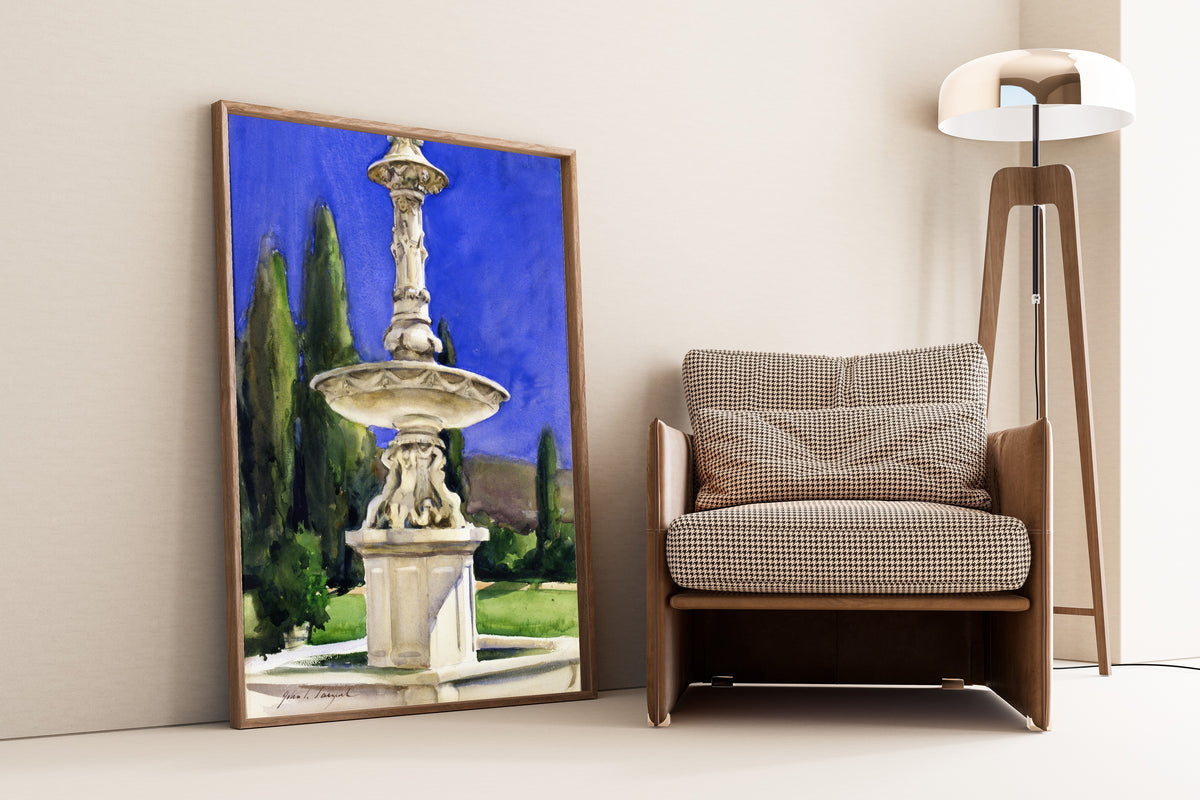 John Singer Sargent — Marble Fountain in Italy | Fine Art Print