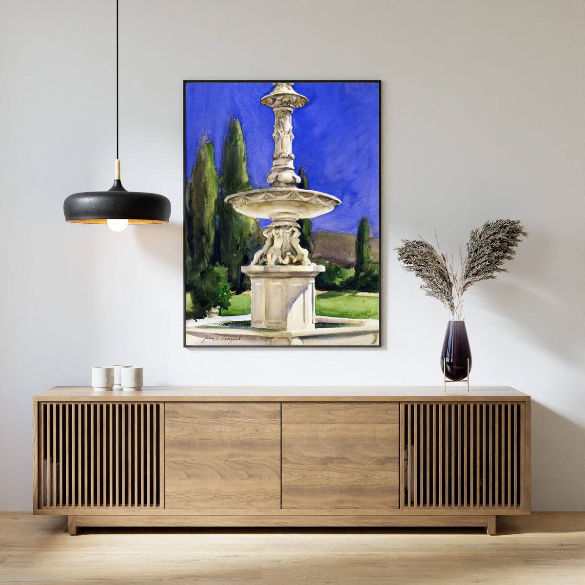 John Singer Sargent — Marble Fountain in Italy | Fine Art Print