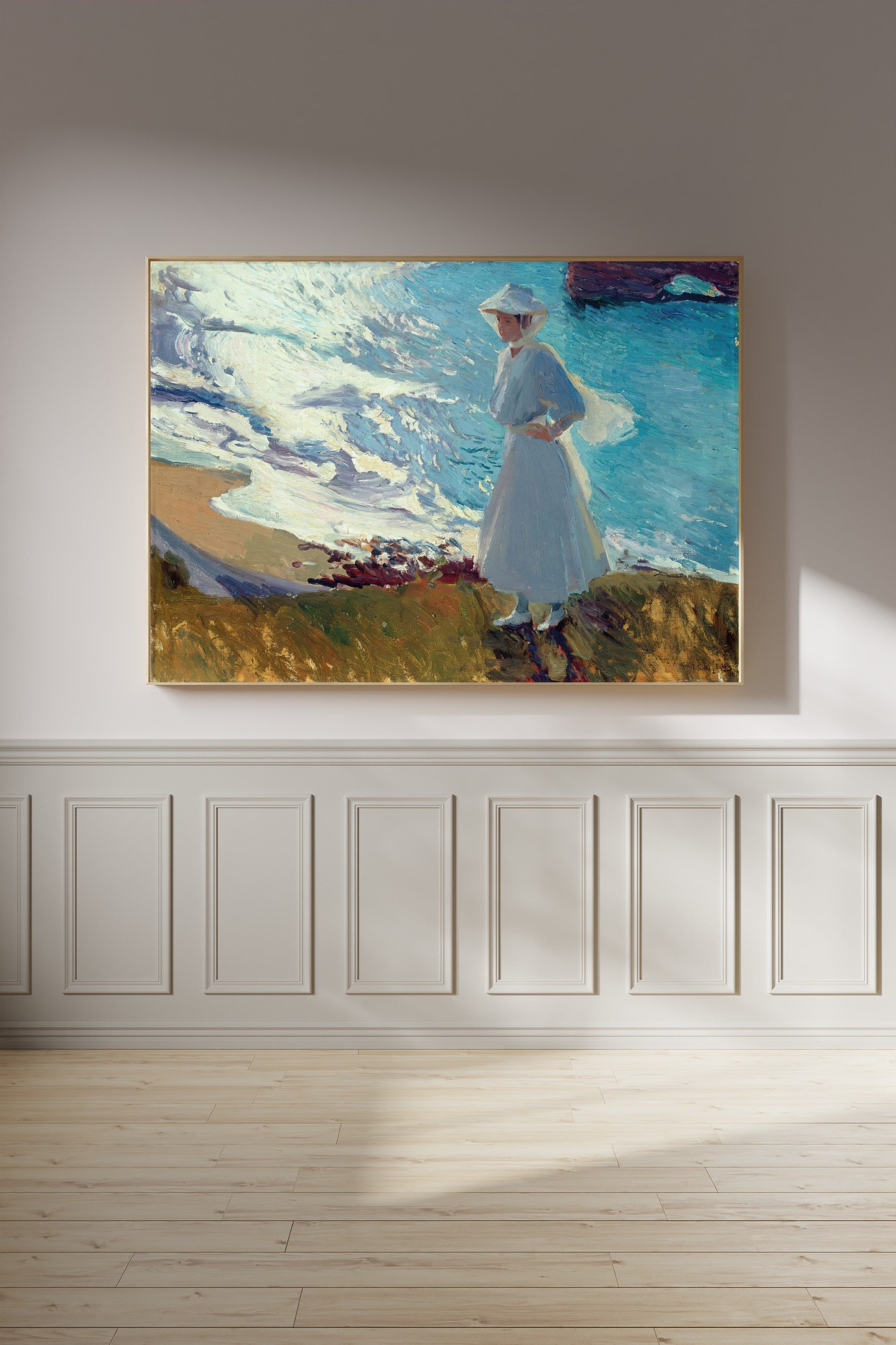 Joaquín Sorolla — María on the Beach at Biarritz (Contre-jour) | Fine Art Print