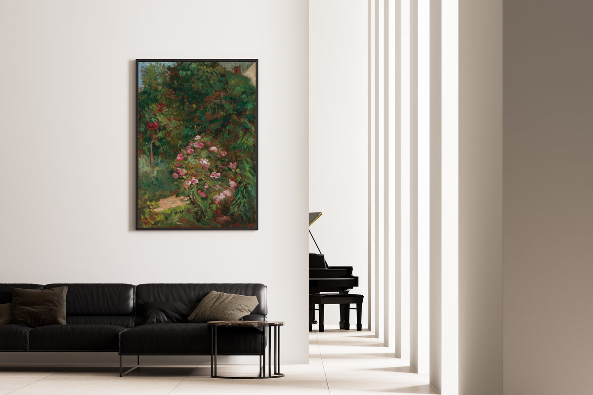 Gustave Caillebotte — Massif de fleurs, jardin du Petit Gennevilliers | Fine Art Print