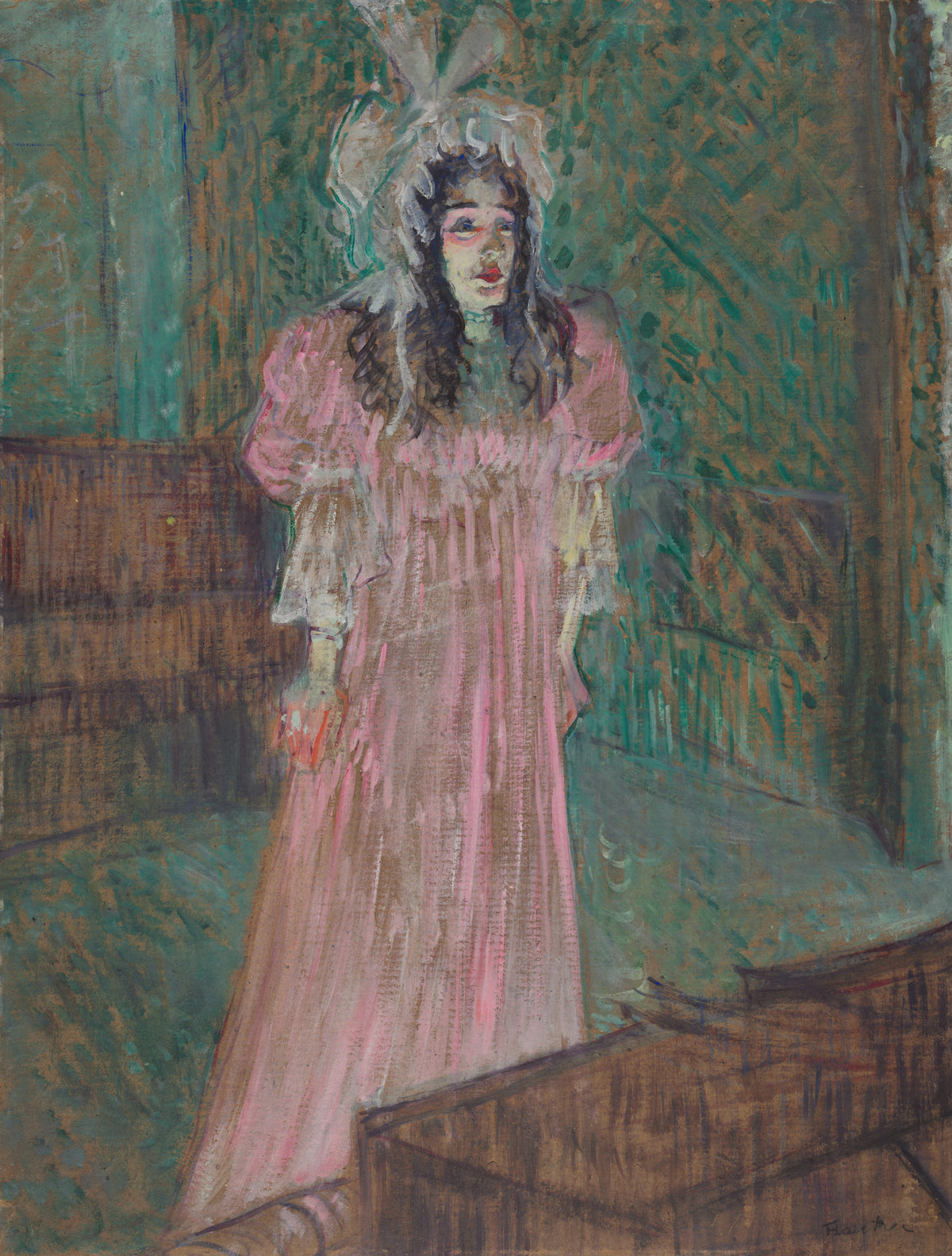 Henri de Toulouse-Lautrec — May Belfort (Pink Dress) | Fine Art Print